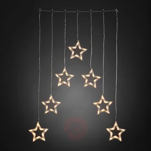 KonstSmide Kurtyny świetlne gwiazdy 4043-103 LED Zewnętrzne 24 V Ilość żarówek= 70 ciepły biały SxW) 72 cm x 118 cm - Oświetlenie świąteczne - miniaturka - grafika 3