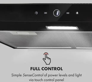 Klarstein Contempo Neo 60 Czarny - Okapy kuchenne - miniaturka - grafika 8