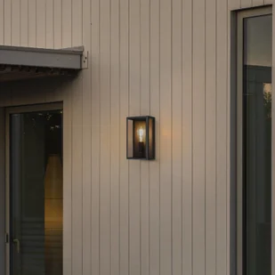 Konstsmide Kinkiet zewnętrzny Carpi, czarny, 18 x 30 cm - Lampy ogrodowe - miniaturka - grafika 3