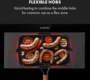 Płyta elektryczna do zabudowy Klarstein CP11-Delicatessa-Slim - Płyty elektryczne do zabudowy - miniaturka - grafika 4