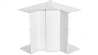 Kanały kablowe - OBO Bettermann Naroże wewnętrzne ruchome RAPID 45-2 140x145x145 GK-IH53130RW białe 6113250 6113250 - miniaturka - grafika 1