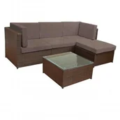 Fotele i krzesła ogrodowe - Bello Giardino Narożnik ogrodowy TINTO brown&brown ZO.021.007.brown - miniaturka - grafika 1