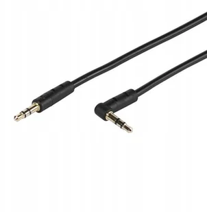 Vivanco Kabel minijack 3.5mm 0.5m Czarny 46135 46135 - Kable - miniaturka - grafika 3