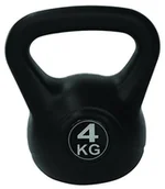 Kettlebell - Tunturi Kettlebell PCW, czarny od 2 do 10 kg, 4 kg 14TUSCL103 - miniaturka - grafika 1