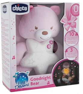 Chicco 2018 MIŚ NA DOBRANOC RÓŻOWY 00009156100000 Enova35901 - Projektory dla dzieci - miniaturka - grafika 2