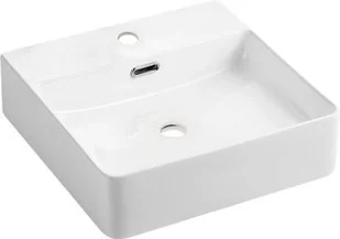 Omnires Umywalka ceramiczna nablatowa/wisząca cieńkościenna 42x43x12,5cm,Garland Garland420BP - Umywalki Omnires Umywalka ceramiczna nablatowa/wisząca cieńkościenna 42x43x12,5cm,Garland Garland420BP - Umywalki - miniaturka - grafika 1