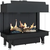 Kominki elektryczne - Kratki LEO 70 lewy prawy na gaz propan LEO/LP/70/G31/37MBAR - miniaturka - grafika 1