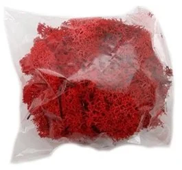 Tajemniczy Ogród Chrobotek mech reniferowy czerwony 40g - Pozostałe akcesoria świąteczne - miniaturka - grafika 2