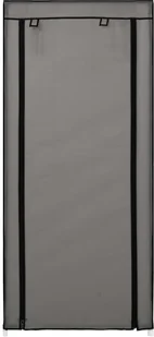 vidaXL Szafka na buty z osłoną, szara, 58x28x106 cm, tkanina - Szafki na buty - miniaturka - grafika 5