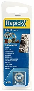 Rapid oczkami z pierścieniem, 25 sztuk łącznie z ostrzem do wbijania narzędzi, 23 X 12 MM, 5000413 5000413 - Nity - miniaturka - grafika 2