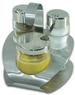 Pojemniki na przyprawy - Fackelmann Topaz uchwytu Menage musztarda/do soli/pieprzu 46652 - miniaturka - grafika 1