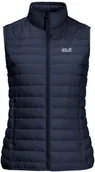 Kurtki i kamizelki sportowe damskie - Jack Wolfskin Jack Wolfskin JWP Kamizelka Kobiety, night blue XS 2021 Bezrękawniki syntetyczne 1204663-1033001 - miniaturka - grafika 1