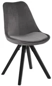 Krzesła - Actona Krzesło Dima ciemnoszare 4582 - miniaturka - grafika 1
