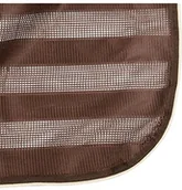 Akcesoria do hodowli zwierząt - PFIFF koc na muchy o dużych oczkach, 155 cm, brązowy - miniaturka - grafika 1