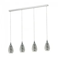 Lampy sufitowe - Eglo SIRACUSA Lampa Wisząca Chrom 4-punktowe Design Obszar wewnętrzny SIRACUSA Czas dostawy od 10-14 dni roboczych 39504 - miniaturka - grafika 1