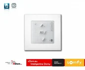 Systemy inteligentnych domów - SOMFY SOMFY SMOOVE ORIGIN IO Z RAMKĄ PURE, RADIOWY NADAJNIK NAŚCIENNY 1811066 - miniaturka - grafika 1