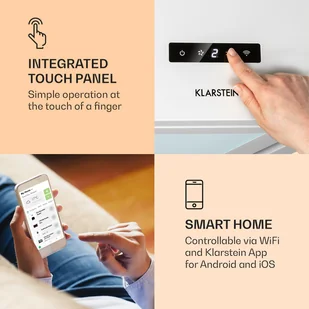 Klarstein Kronleuchter Smart CGCH3-Kronl-Sm-WH - Okapy kuchenne - miniaturka - grafika 3