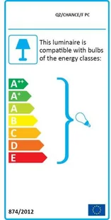 Ardant Decor Lampa Chance Ardant Decor QZ/CHANCE/F PC QZ/CHANCE/F PC - Lampy sufitowe - miniaturka - grafika 4