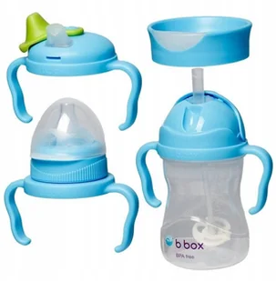 B.box Kubek 4w1 Borówkowy 240ml - Bidony dla dzieci - miniaturka - grafika 3