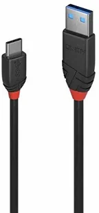 Lindy 36916 Kabel USB 3.1 A-C Black Line 1m LY-36916 - Kable USB - miniaturka - grafika 3