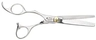 Nożyczki fryzjerskie - Olivia Garden Slikcut Left Degażówki nożyczki dla leworęcznych rozmiar 6.35" 9821 - miniaturka - grafika 1