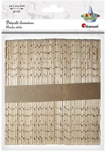 Patyki drewniane a"50szt.BG016X 114x1x2mm - Zabawki kreatywne - miniaturka - grafika 2