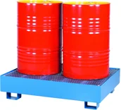 Pozostałe wyposażenie warsztatu - intra.se Swedmach Wanna Wychwytowa Metalowa Na 2 Beczki Stojące 150 L. - 450 L. 2 Beczki Stal Lakierowana Niebieski 95 Cm X 125 Cm X 30 Cm - miniaturka - grafika 1