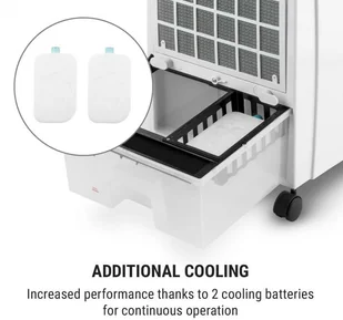 OneConcept OneConcept CTR-1 Heat klimatyzator przenośny 4-w-1 funkcja chłodzenia i grzania schładzacz powietrza 2000W biały ACO-CTR-1-Heat - Klimatory - miniaturka - grafika 6