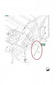 Części i akcesoria do maszyn rolniczych - NEW HOLLAND CASE LEWE RAMIĘ REGULACJI KLEPISKA CNH 84413772 - miniaturka - grafika 1