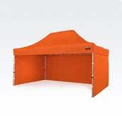 Pawilony ogrodowe - BRIMO Pawilon nożycowy 3x4,5m - plus 3 ściany - Pomarańczowy - miniaturka - grafika 1