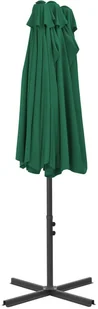 vidaXL Parasol ogrodowy na słupku aluminiowym, 460 x 270 cm, zielony vidaXL - Parasole ogrodowe - miniaturka - grafika 7