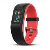 Smartband - Garmin Vivosport S/M Czarno-czerwony - miniaturka - grafika 1