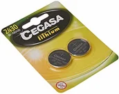Baterie i akcesoria - cegasa Cegasa CR2430  2 baterie litowe, zielone CR2430 3V BT_BL2 - miniaturka - grafika 1