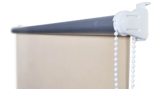 vidaXL Roleta przeciwsłoneczna 120 x 230 cm kremowo biała - Rolety - miniaturka - grafika 4