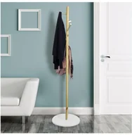 Wieszaki i stojaki - The Home Deco Kids Wieszak "Fiona" w kolorze biało-jasnobrązowym - wys.130 x  40 cm - miniaturka - grafika 1