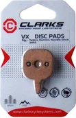 Części rowerowe - Clarks Okładziny hamulcowe TEKTRO Gemini Novela 2003 organiczne pudełko 20 par CLA-VX827C-DP-ST - miniaturka - grafika 1