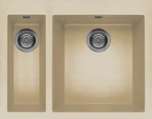 Zlewozmywaki - Elleci QUADRA 150 champagne K95 KERATEK PLUS (LKQ15095) - miniaturka - grafika 1