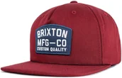 Czapki damskie - Brixton czapka męska National Burgundy - miniaturka - grafika 1