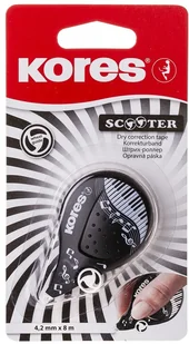 Kores Korektor Scooter Czarny i Biały 1xbl mix - Korektory - miniaturka - grafika 2