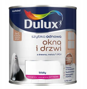 Dulux Szybka Odnowa Podłogi i schody biały 750 ml - Farby olejne i specjalne - miniaturka - grafika 2