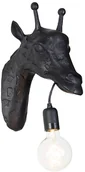 Lampy ścienne - QAZQA Kinkiet vintage czarny - Żyrafa - miniaturka - grafika 1