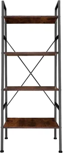tectake Regał drabinkowy Liverpool - industrialny ciemny 404148 - Regały - miniaturka - grafika 2