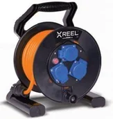 Przedłużacze i rozgałęźniki - PCE POLSKA Przedłużacz Zwijany X-Reel 30M OW3x1,5 4GS z klapką IP44 - miniaturka - grafika 1
