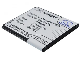 Cameron Sino Samsung Ativ SE / B600BZ 2600mAh 9.88Wh Li-Ion 3.8V CS-SMW750SL - Baterie do telefonów - miniaturka - grafika 2