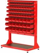 Pozostałe wyposażenie warsztatu - Fastservice ST 110-13-P123 Stojak Narzędziowy w zestawie z listwami oraz pojemnikami - miniaturka - grafika 1