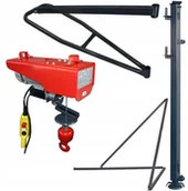 Wciągarki - Vidaxl 081 08172282 elektryczna linowa budowlana Minor P-200 + Podpory + Wysoki maszt + Ramie robocze udźwig 200 kg) 72282-uniw - miniaturka - grafika 1