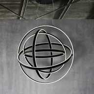 Lampy sufitowe - Milagro COPERNICUS LED BLACK ML6151 5500lm 3000K 260W czarna lampa wisząca LED ML 6151 - miniaturka - grafika 1