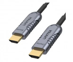 Unitek Kabel kabel optyczny HDMI 2.1 AOC 8K 120Hz 80 m C11055DGY - Kable - miniaturka - grafika 2