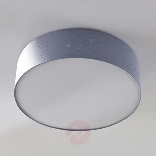 Lampenwelt com Lampa sufitowa Umma, bezpośrednio na sufit, szara - Lampy sufitowe - miniaturka - grafika 5