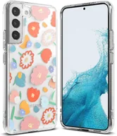 Etui i futerały do telefonów - RINGKE Fusion Design pancerne etui pokrowiec z żelową ramką Samsung Galaxy S22+ (S22 Plus) przezroczysty (Floral) (F593R31) F593R31 - miniaturka - grafika 1